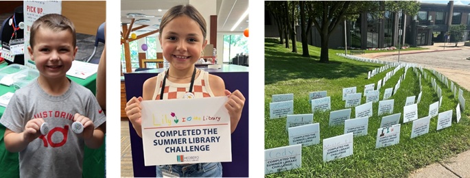 Photos of the Summer Library Challenge