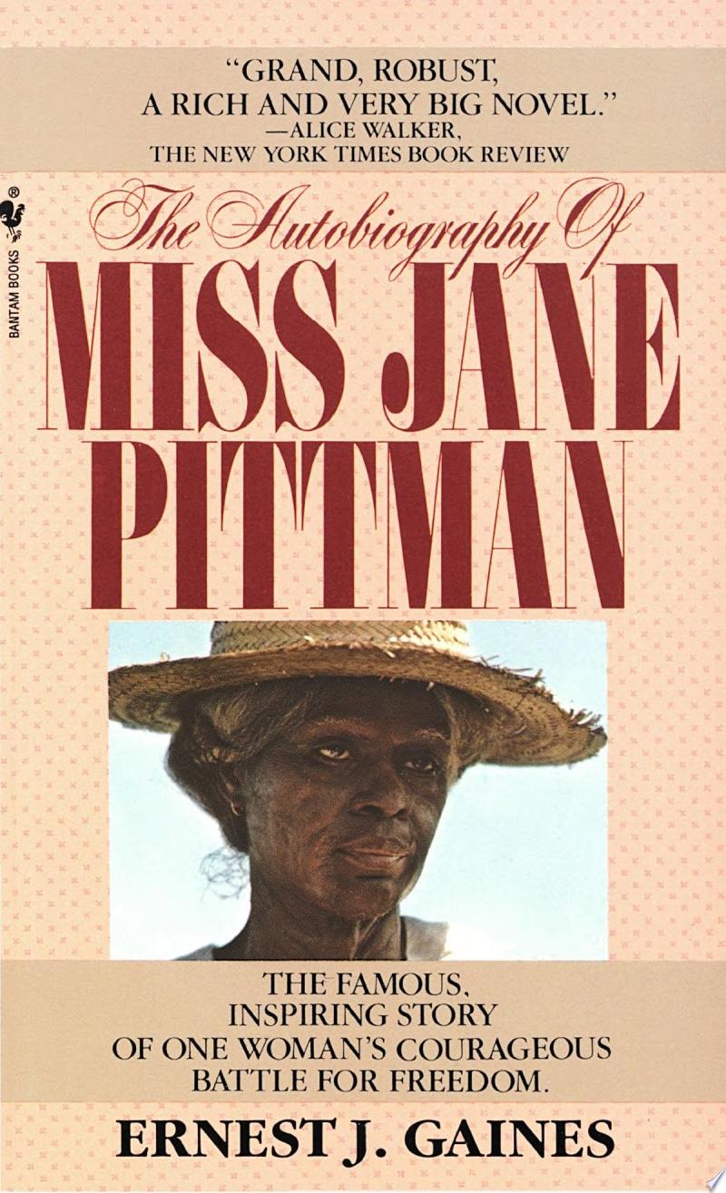 Image for "The Autobiography of Miss Jane Pittman"