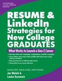 Image for "Resume and LinkedIn Strategies for New College Graduates"