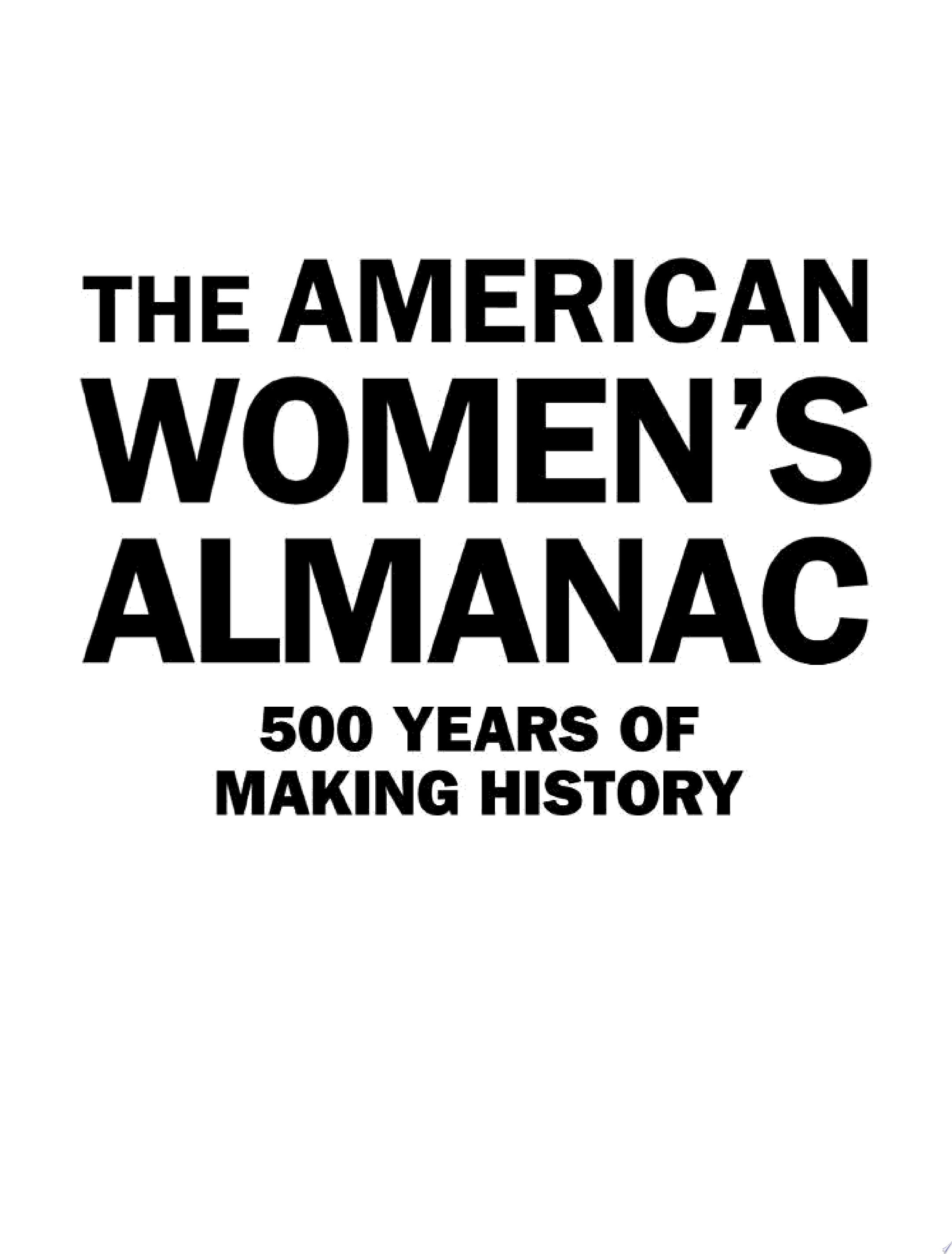 Image for "The American Women&#039;s Almanac"