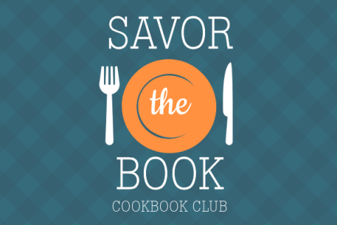 Savor the Book Cookbook Club logo 